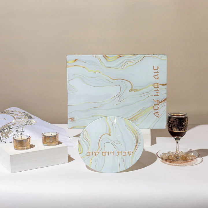 Luxury Glass with Silver Etching – Glass & Silver Series (Copy) 