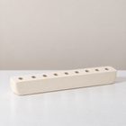 Linear Concrete Hanukkah Menorah | LINE