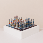Royal Legacy Hand-Painted Enamel Chess Set