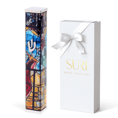 Chagall-Inspired Mezuzah – Contemporary Art for the Jewish Home 