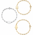 Symbols Diamond Paperclip Bracelet | Anklet