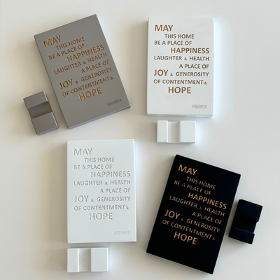 Elegant Home Blessing in English – Concrete Series 
