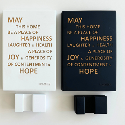 Elegant Home Blessing in English – Concrete Series 