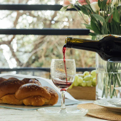 Luxurious glass Kiddush cup with Jerusalem as a backdrop - Glass & Gold model (Copy)  Money