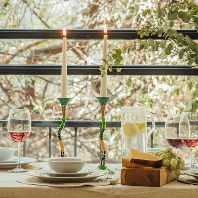 Colorful Candle Holder Set – Loopy Series 