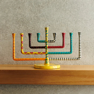 Handmade Hanukkah Menorah – NOLA Series 