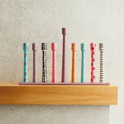 Designer Menorah for Hanukkah – Line Series 