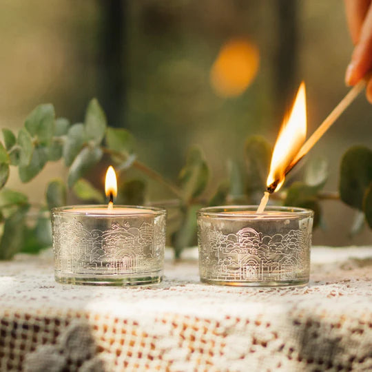 A luxurious, minimalist and timeless Shabbat set - Silver Spark model (Copy) 