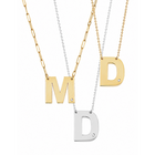 Gal Diamond Initial Necklace