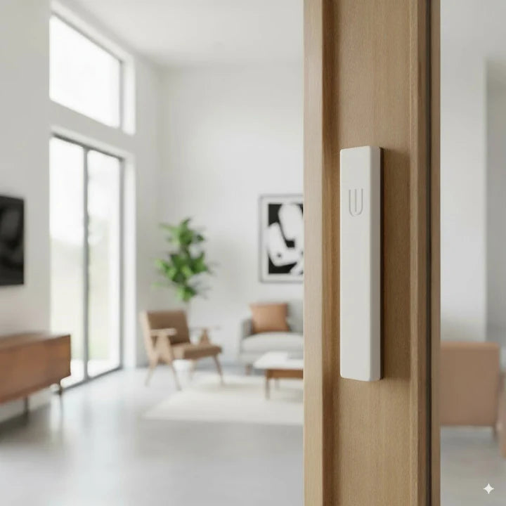 Timeless Mezuzah – Elegant Terrazzo Design in Soft Natural Tones 