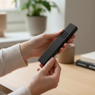 Timeless Mezuzah – Elegant Terrazzo Design in Soft Natural Tones 