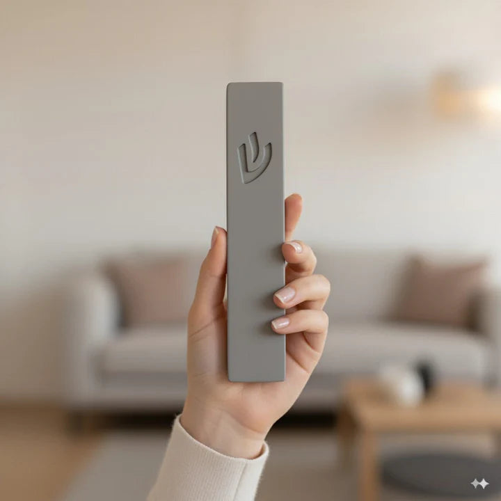 Street Mezuzah – Elegant Marble Look for Modern Jewish Living 