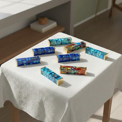 Chagall Mezuzah – Artistic Judaica with a Vibrant, Soulful Look 