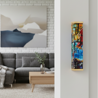 Chagall Mezuzah – Artistic Judaica with a Vibrant, Soulful Look 