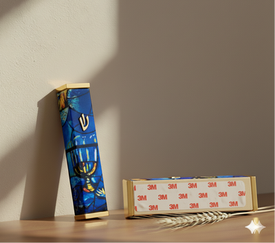 Chagall Mezuzah – Artistic Judaica with a Vibrant, Soulful Look 