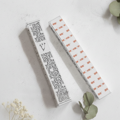 Pomegranate Mezuzah – Clean Modern Lines with Traditional Symbolism 