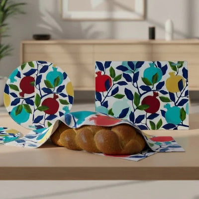 Handmade Challah Cover – Pomegranate Bloom Series (Copy) 