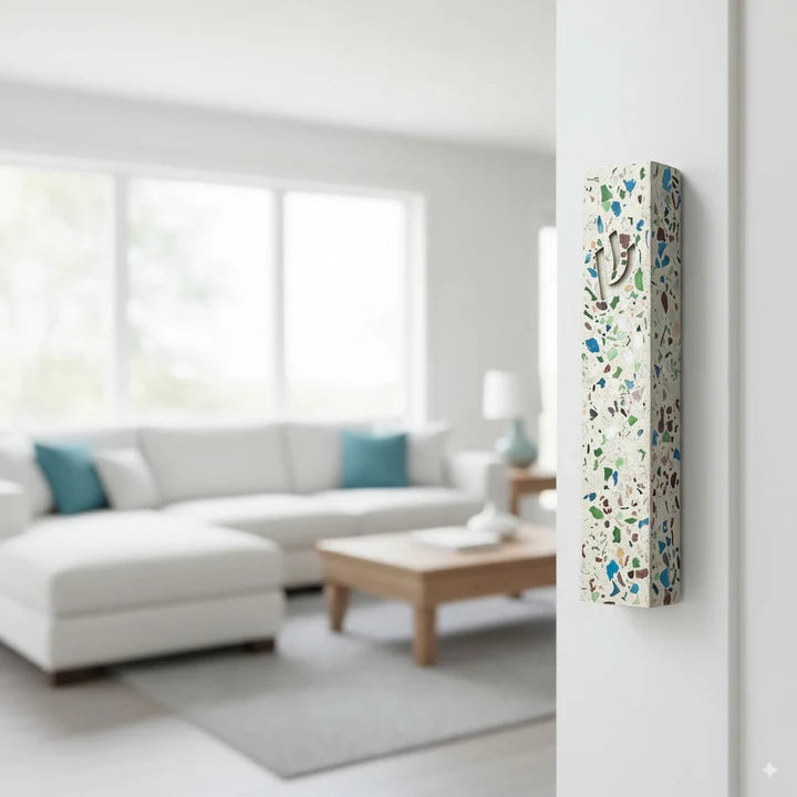 Street Mezuzah – Designer Terrazzo with a Contemporary Twist 