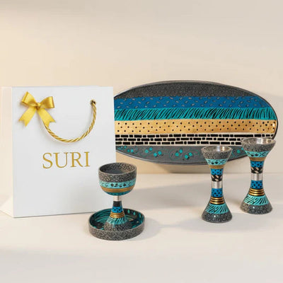 A luxurious Shabbat set with artistic design – Premium Shabbat model (Copy)  Full luxury set