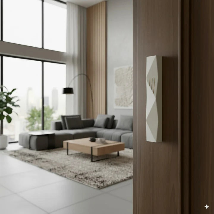 Wave Mezuzah – Flowing Concrete Design for Modern Jewish Homes (Copy) 