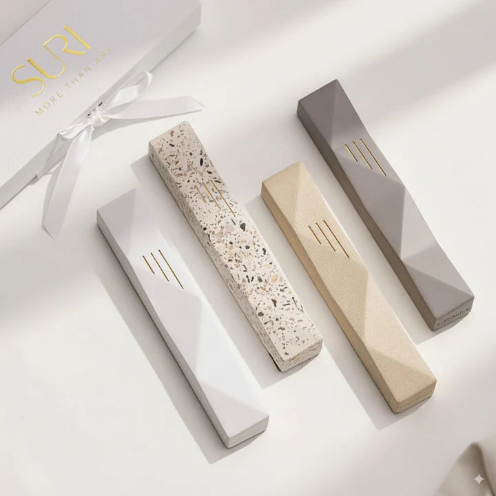 Wave Mezuzah – Flowing Concrete Design for Modern Jewish Homes (Copy) 