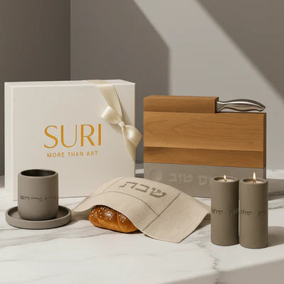 Modern Shabbat Set – A Perfect Blend of Luxury and Tradition - Shabbat Harmony Series 