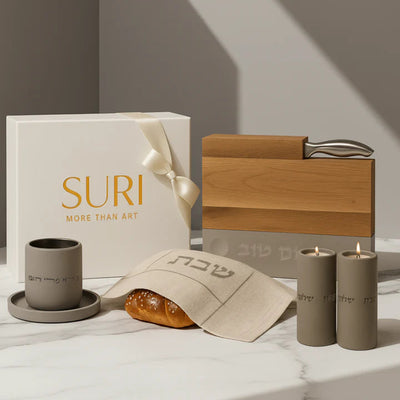 Shabbat set in a modern design – luxury and tradition in one package - Shabbat Harmony Series 