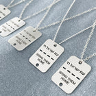 Bring Them Home ID Tag | Sterling Silver or Gold Plated