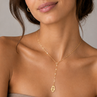 Joyce Evil Eye & Hamsa Lariat Necklace