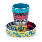 Hand Painted Kiddush Wine Cup - Premium Touch Series