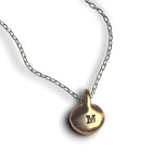 Personalized Bronze Magic Bean Necklace
