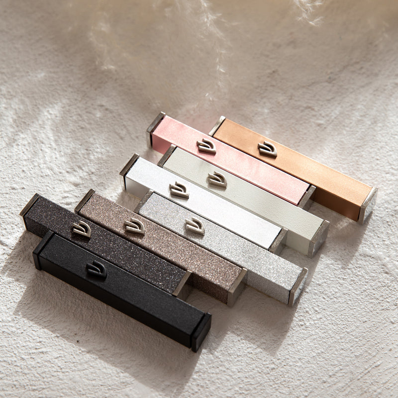 Candy Mezuzah – Warm Brown Finish with Modern Clean Lines 