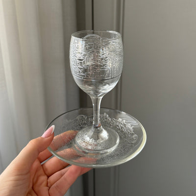Luxury Glass with Silver Etching – Glass & Silver Series 