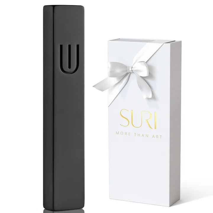 Timeless Mezuzah – Sculpted Concrete with Clean Architectural Lines 