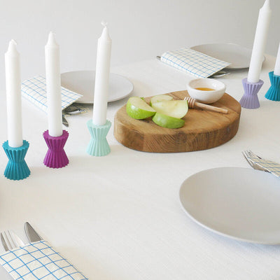 Modular 3D Printed Shabbat Candlestick – Shabbat Blessings Series 