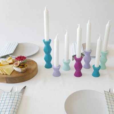 Modular 3D Printed Shabbat Candlestick – Shabbat Blessings Series 