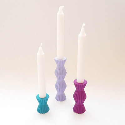Modular 3D Printed Shabbat Candlestick – Shabbat Blessings Series 