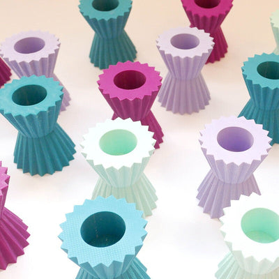 Modular 3D Printed Shabbat Candlestick – Shabbat Blessings Series 