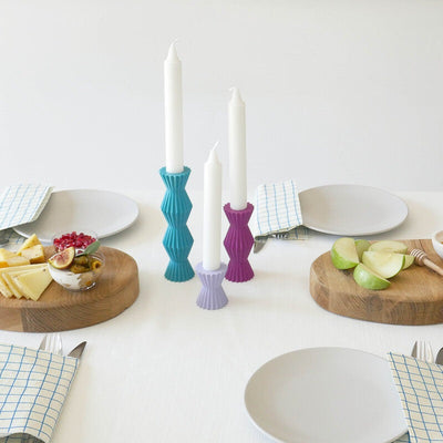 Modular 3D Printed Shabbat Candlestick – Shabbat Blessings Series 