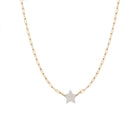 Star of David Paperclip Necklace