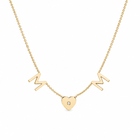 Initial & Symbol Diamond Necklace