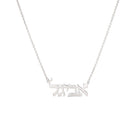 Traditional Hebrew Nameplate Necklace