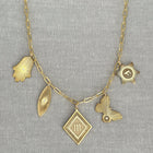 Five Initial Charm Necklace