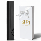 Modern Architectural Concrete Mezuzah Case in Black | Glam
