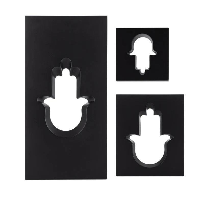 Elegant Concrete Hamsa for Home or Office - Hamsa Series 