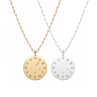 Zodiac Diamond Wheel Necklace