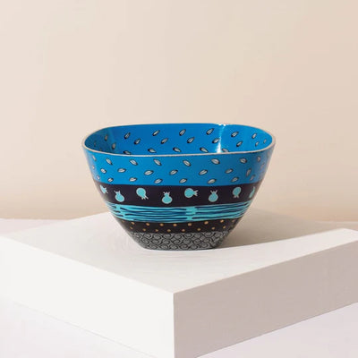 A combination of Handmade blue bowl and Israeli culture – Blue Harmony Series 