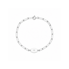 Evil Eye Diamond Paperclip Bracelet | Anklet
