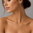 Star of David Diamond Paperclip Necklace