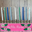 Custom Name Flower Hanukkah Menorah